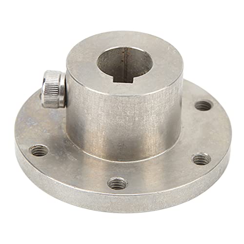 RC Shaft Coupling Replacement Parts, 14mm Stainless Steel Key Hub Flange Coupling Connector