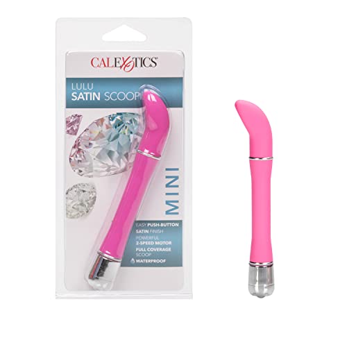 California Exotic Novelties Lulu Satin Scoop Vibe Vibromasseur Rose