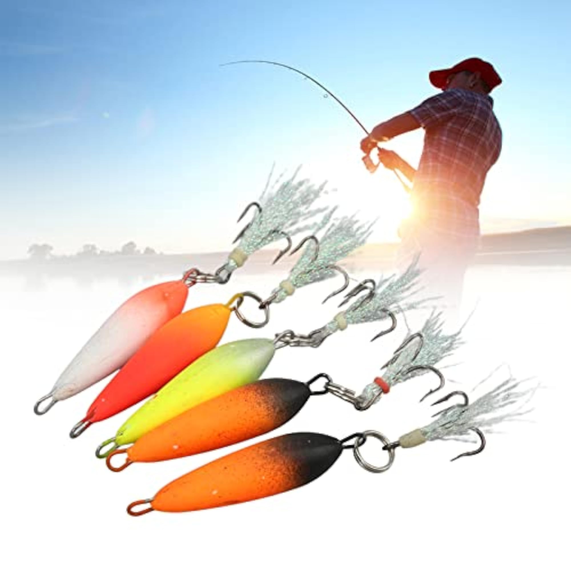 Carbon Steel Fishing Tools, Vivid Pattern Anchor Hooks