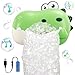 MACALOCA Giocattoli da bagno per dinosauri,Giocattoli da bagno per bambini per la vasca da bagno per bambini,Compleanno automatico della macchina a bolle per ragazzi di 1 2 3 4 5 anni (Verde) immagine