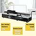TECHTONGDA Hot Melt Glue Binding Machine A4 Desktop Hot Glue Book Binder, 110V Manual Book Binding Machine with Double Roller Applicator, 200 Books Per Hour