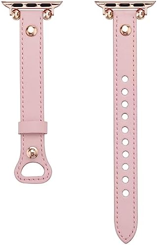 EOMTAM Gold Women Slim Leather Straps Compatible for Apple Watch Band 41mm 40mm 38mm 49mm 45mm 44mm 42mm,Sport Thin Lady Wristbands for iWatch Series Ultra 8 SE 7 6 5 4 3 EOMTAM Gold Women Slim Leather Straps Compatible for Apple Watch Band 41mm 40mm 38mm 49mm 45mm 44mm 42mm,Sport Thin Lady Wristbands for iWatch Series Ultra 8 SE 7 6 5 4 3