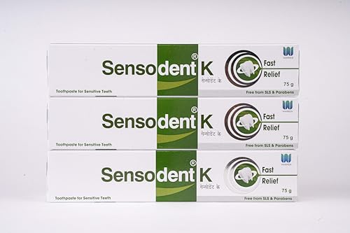 Image of 75g(Pack of 3) | Toothpaste For Sensitivity Relief| For Fast and Effective relief| Contains Potassium Nitrate for Sensitive teeth