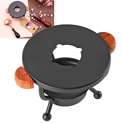 Aquecedor de lacre de cera, suporte de colher vintage seguro, kit de vedação de cera, ferramenta de