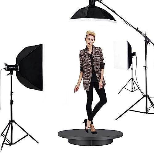 Motorized Rotating Display Stand, 360° Professional Electric Turntable with Remote Control, for Photography, 42cm Diameter, for 360 Degree Product Display Photography Turntable