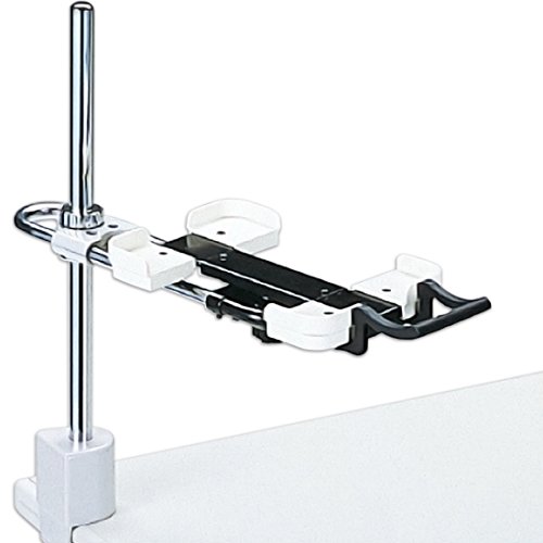 プラス 電話機台 新型クランプタイプ 皿面高さ110~400mm TE-132JL 13-025 wyw801m 41EkAlrj2NL.jpg