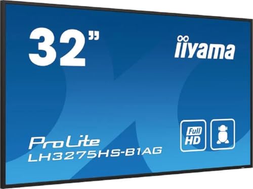 iiyama ProLite LH3275HS B1AG Classe de diagonale 32 31.5 visualisable écran LCD rétro éclairé par LED signalisation numérique avec lecteur multimédia SoC intégré Android 1920... - vue 8