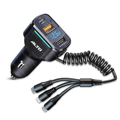 �V�^�A���g �ԍڏ[�d�� �}���[�d �f���A��USB+65W PD�Ή� 3�|�[�g �L�k��Type-C�P�[�u���t�� �A���g HA37S 97S�^ HA36S ALTO 2014�N12���` �J�[�`���[�W���[ Huawei iPhone Android �X�}�z �^�u