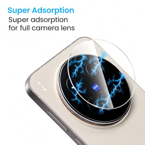 Image of FIRST MART Camera Lens Protector for Vivo X300 Pro | 9H Tempered Glass, HD Clear, Scratch Resistant, Anti-Fingerprint, Case-Friendly | Crystal Clear, Pack of 1