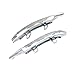 Suitable for Car Front Bumper Chrome Trim For Mercedes-Benz W221 S350 S400 S450 S550 S600 2005-2013 Daytime Running Lamp Fog Light Molding(Left and Right)