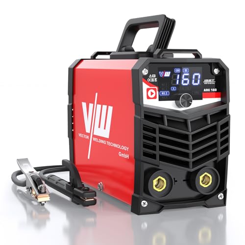Elektroden Schweißgerät MMA 160A - Schweißgerät Elektrode - Inverter Schweissgerät - Digitales Display - Einsteigergerät- IGBT ARC 160