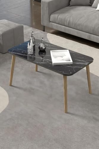 Image of Shoppee Fold-able Rectangle Shaped Side Table /Tea Coffee Breakfast Laptop Table (Black)
