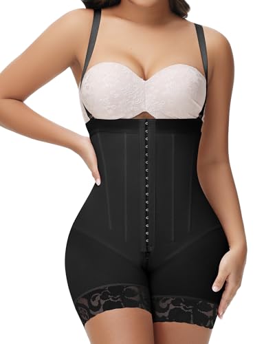 Image of SHAPSHE Fajas Colombianas Tummy Control Shapewear Strapless Body Shaper Butt Lifter BBL Stage Compression Garment