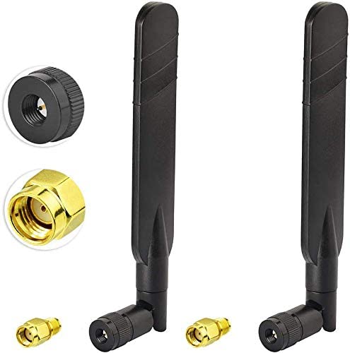 3G 4G Antenna Wide Band 5dbi Omni Directional Antenna with SMA/RPSMA Connector for Lora Gateway 4G Router Cellular Trail Camera Hotspot Access Point Extender Network Device (2-Pack)-picture-23