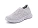 Possidonia Zapatillas Casual con Brillantes para Mujer, Tipo Calcetín, Transpirables Outdoor Ligero Sneakers Talla 36-41EU (Gris, Numeric_36)