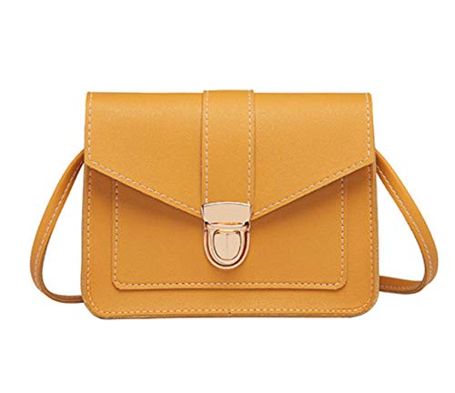 Preisvergleich Produktbild Damen Geldbörse, klein, PU-Leder, Gelb