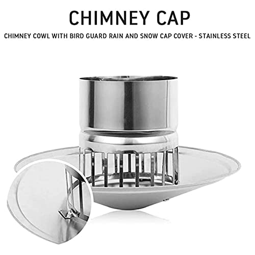 Alsup Rain Bonnet Chimney Cover Chimney Cover In Galvanised Rounded Corners Heating Chimney Chimney Rain Cap Chimney Attachment Rain Cap Hood,17Cm #TOP5