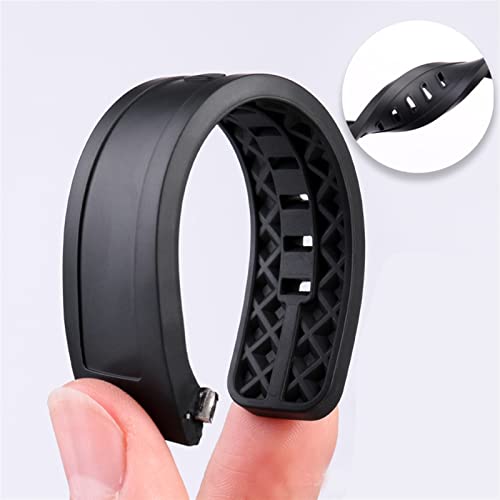 Bracelet caoutchouc 22mm Aquatimer anti-transpiration fluo - 7