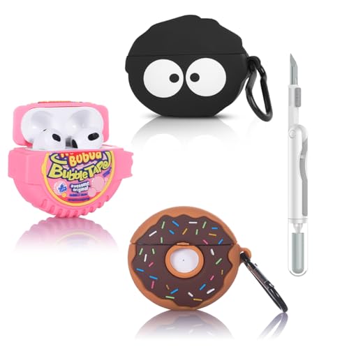 Protège boîtier AirPods 3 silicone antichoc et kit stylo nettoyage