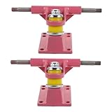 ibasenice 2 Piezas Puente De Patineta Ejes De Patineta Independientes De Ligero para Longboards para Rampas y Saltos