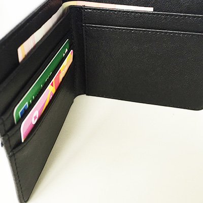 Portefeuille motif sakura et temple japonais au design bifold multicolore unique - 3