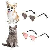 【Lindas y divertidas】 Las gafas de sol para mascotas están muy de moda y son lindas, adecuadas para la mayoría de las mascotas pequeñas y medianas como uso diario, accesorios fotográficos, presentaciones y presentaciones en fiestas. Viste a tu mascota con anteojos para mascotas y haz que tu mascota se vea más fresca y atractiva.