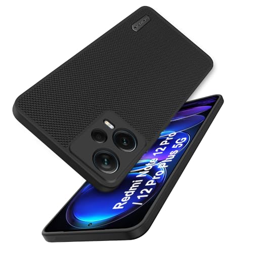 Image of TOUCCH Liquid Silicone Case Cover for Mi Redmi Note 12 Pro Plus 5G / Mi Note 12 pro+| Shock Proof & 360 Protection| Premium Black Cover for Mi Note 12 Pro Plus 5G | Silicone Sand Blast - Black