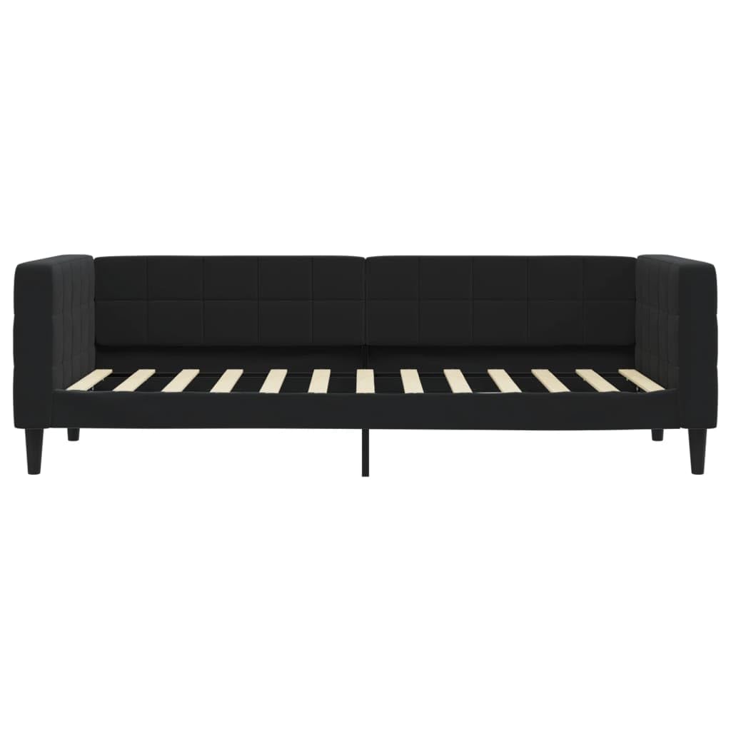 Canapé-lit Vidaxl 80x200cm Velours Jaune - Lit Repos 2 En 1 - Salon Et Chambre D'amis - Sans Matelas