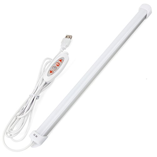LeDengLux Dimmable LED Under Cabinet Lighting,USB,Memory Function,7W 600LM Under Counter Lighting,3 Colors in one LED Light Fixture,3000K,4000K,6000K,3M and Magnet Mounted,Aluminum,20inch,Pack 1