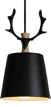 Creative Antler Shape Pendant Light Modern Hanging Lamp in Black/Gray/White Danish Style Simple Lamp Cover Chandelier to Decor Living Room,Dining Room Coffee Bar