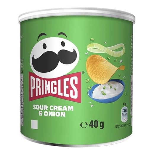 Pringles Chips Crème acidulée/Oignons - 40 g - Pack de 12