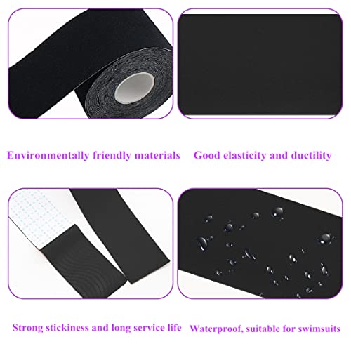 Image of Invisible Bob Tape Breast Lift Tape Self Adhesive Body Tape Bra for Chest | Bust Boobs Lifting Push up Backless Bra Support Tape Lift Support Boobytape Long Straps for Large Breasts Strapless Dresses
