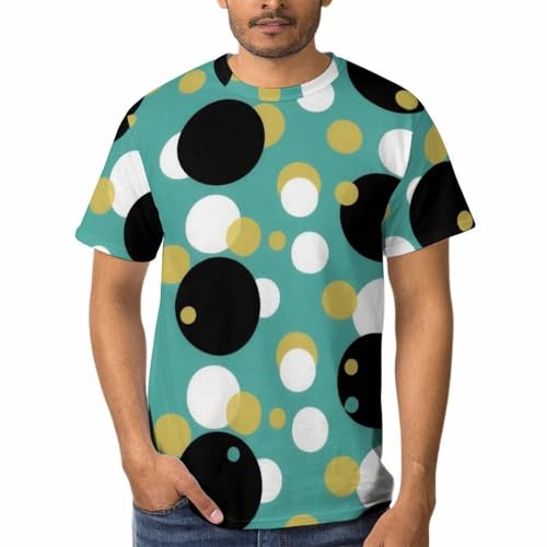 Supdreamc Mens T-Shirts Short Sleeve Beefy T-Shirt Top Tees Basic Tucked Daily Wear