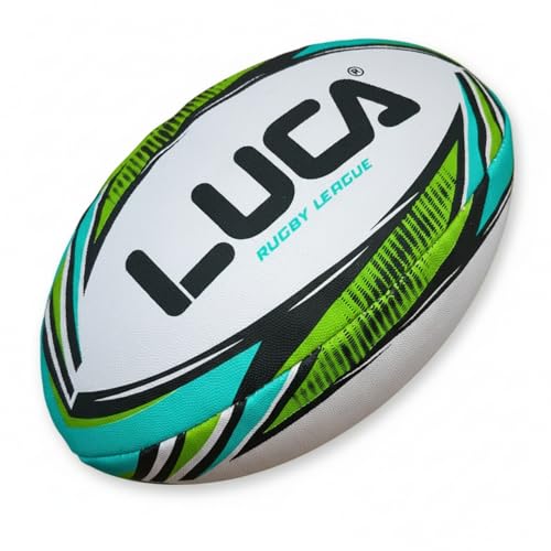Image of LUCA Rugby Ball Sizes 3, 4 & 5 Hand Stitched Super Grip 3-Ply Construction