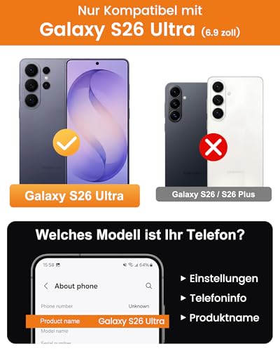 Coque Samsung S26 Ultra Magnétique avec Support et Protection Caméra