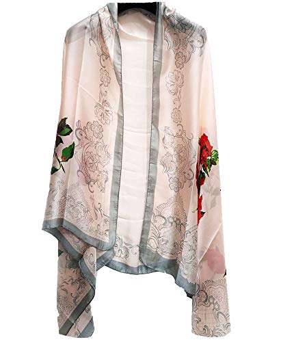 Écharpe ronde poncho XXL : restez élégante du matin au soir en corail