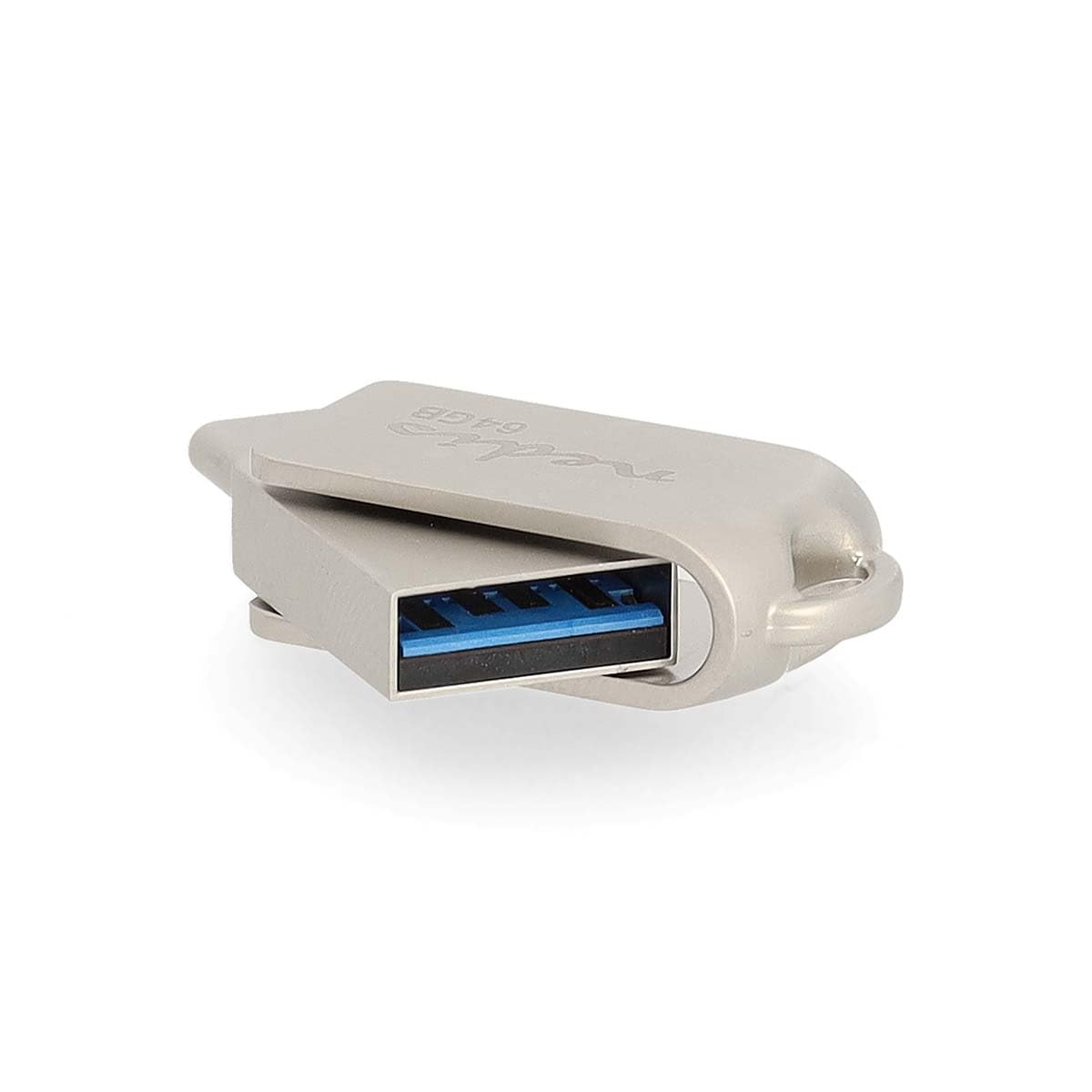 Nedis Unità flash - 64 GB - USB-A/USB-C - Velocità di lettura: 90 MB/s - Velocità di scrittura: 20 MB/s
