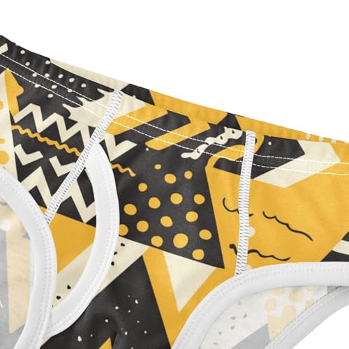 KLL Fashion Zigzag Pattern Yellow Baby Boys Cotton Athletic Underwear Cute Children Undies4