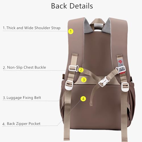 OKKID middle school backpack for girls cool school bags bookbag for teen girl big student laptop backpack kids travel daypack by OKKID - Used condition - Image 8