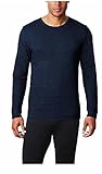 32 DEGREES Heat by Weatherproof Mens Performance Crewneck Base Layer Navy L