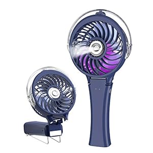 HandFan Handheld ventilator USB draagbare opvouwbare elektrische ventilator Opvouwbaar 3 snelheidsaanpassing Wind & persoonlijke ventilator op batterijen voor thuis/buiten/reizen/kamperen