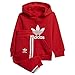 adidas H25219 Hoodie Set Tracksuit Unisex-Child red/White 3-4A