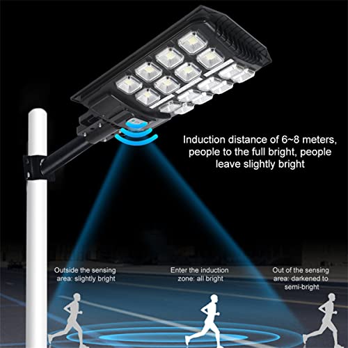 Éclairage solaire d'extérieur étanche IP67 avec télécommande 50W