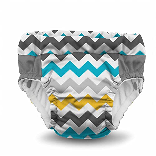 Image of Kanga Care Lil Learnerz Reusable Toilet Training Pants (XSmall - Charlie & Platinum)