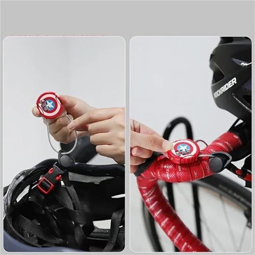 Candado de combinación con cable flexible para proteger mochilas escolares 6