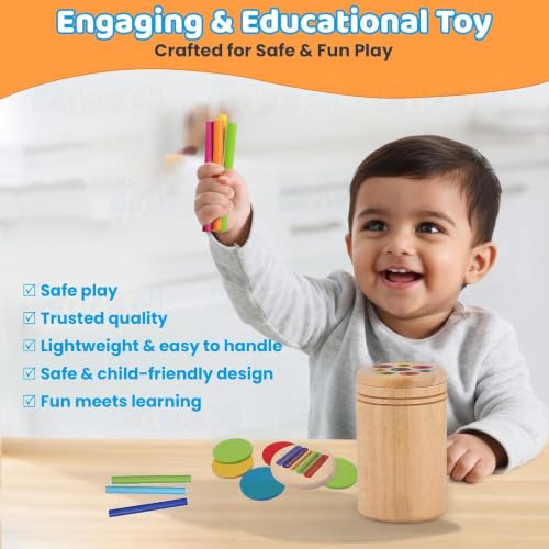 Image of Hop N Play Montessori Toys for 2 3 4 Years Old, 3 in 1 Educational Sensory Color Sorting Toys for Toddlers 1-3 Fine Motor Skills Preschool Learning Activities, 2 3 4 Year Old Girls Boys Birthday Gifts