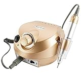 🌟🌟[Leistungsstarkes Arbeiten Motor] 0-30,000rpm: (Min to Max). Applicable voltage range: 220V. Die Geschwindigkeit ist fünf Mal so hoch wie bei normalen nagelfeile set. Eine schnelle mechanische Spannmethode wird verwendet, die Spannung ist zuverlässiger. Angewendet für Gel, Acryl, Glas, natürliche Nägel oder Seide wickelnende künstliche Nägel.