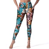 Disponible en plusieurs tailles : ce legging de sport pour femme est disponible en tailles européennes S à 2XL. Veuillez vous référer à notre tableau des tailles pour trouver l'ajustement parfait. Ce legging de compression fantaisiste pour femme est conçu pour épouser votre corps, offrant un effet de levage des fesses tout en assurant un maximum de confort et de flexibilité pendant l'exercice