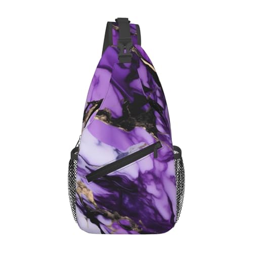 Mochila tipo bandolera negra para senderismo y viaje miniatura 1