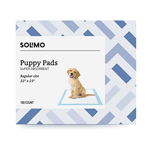 Amazon Brand - Solimo Super Absorbent Puppy Pads, Unscented, Regular, 100 Count - Thumbnail 2